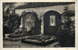 Egern Am Tegernsee, Grabmal Von Ludwig Ganghofer Und Ludwig Thoma - Miesbach