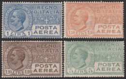 Italia / Italia 1926 Aereo 6/9 */MH Victor Emmanuel III - Final De Serie - 4 Se - Andere & Zonder Classificatie