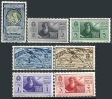 Italia / Italia 1932 Aereo 26/31A */MH Dante Alighieri - 7 Sellos - Altri & Non Classificati