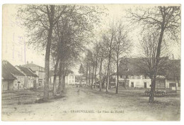 Cpa Grandvillars - La Place Du Marché - Grandvillars