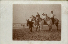 Pferd Und Esel Am Strand - Cavalli