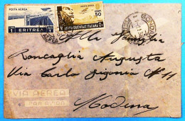 ITALIA - COLONIE AFRICA ORIENTALE ITALIANA AOI Lettera Da GONDAR 1938- S6360 - Africa Oriental Italiana