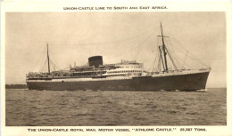 Union-Castle Line - Mail Motor Vessel Athlone Castle - Steamers