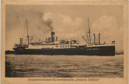 Doppelschrauben Schnelldampfer Antonio Delfino - Steamers