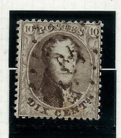 N° 14 B - Obl. Losange De Points - 1863-1864 Médaillons (13/16)