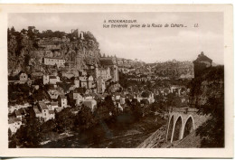 CPSM - ROCAMADOUR - VUE GENERALE PRISE DE LA ROUTE DE CAHORS - Rocamadour