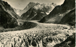 CPSM -CHAMONIX-MONT-BLANC - LA MER DE GLACE - Chamonix-Mont-Blanc