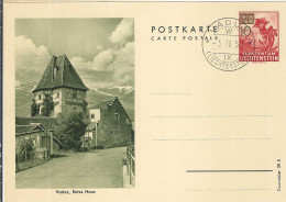 LIECHTENSTEIN Ca.1958: 3 Entiers Postaux De 10c De Vaduz - Brieven En Documenten