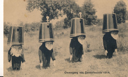 DENDERMONDE   OMMEGANG VAN DENDERMONDE 1914   DE HOTTENTOTTEN                             ZIE AFBEELDINGEN - Dendermonde