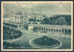 Foggia Città Piazza Cavour FG Cartolina ZF6667 - Foggia