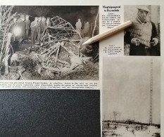 RUYSSELEDE 1934 / VLIEGTUIGONGEVAL  DIENST KEULEN - BRUSSEL- LONDEN DE "APOLLO "/ EM. DELAMEILLEURE EEN DER REDDERS - Ohne Zuordnung