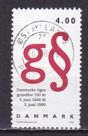 Denmark, 1999, Constitution 150th Anniv, 4.00kr, USED - Usado