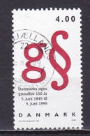 Denmark, 1999, Constitution 150th Anniv, 4.00kr, USED - Oblitérés