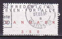 Denmark, 1990, Fredericia 'Town For All' Project, 3.50kr, USED - Gebraucht