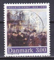 Denmark, 1988, Federation Of Danish Industries 150th Anniv, 3.00kr, USED - Gebraucht