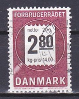 Denmark, 1987, Consumer Council 40th Anniv, 2.80kr, USED - Gebraucht