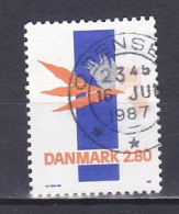 Denmark, 1987, 'Abstract' Lin Utzon, 2.80kr, USED - Gebraucht