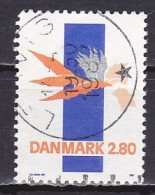 Denmark, 1987, 'Abstract' Lin Utzon, 2.80kr, USED - Gebraucht