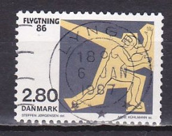 Denmark, 1986, Refugees 86, 2.80kr, USED - Gebraucht