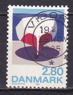 Denmark, 1985, Stern Of Boat, 2.80kr, USED - Usado