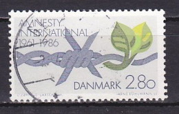 Denmark, 1986, Amnesty International 25th Anniv, 2.80kr, USED - Gebraucht