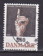 Denmark, 1985, Assoc. Of The Deaf 50th Anniv, 2.80kr, USED - Gebraucht