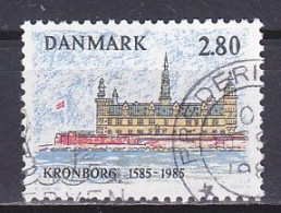 Denmark, 1985, Kronborg Castle 400th Anniv, 2.80kr, USED - Usado