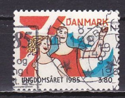 Denmark, 1985, International Youth Year, 3.80kr, USED - Gebraucht