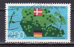 Denmark, 1985, Copenhagen-Bonn Declaration 30th Anniv, 2.80kr, USED - Used Stamps
