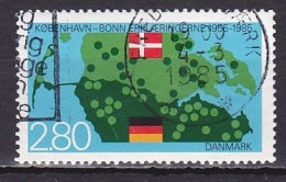 Denmark, 1985, Copenhagen-Bonn Declaration 30th Anniv, 2.80kr, USED - Gebraucht