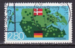 Denmark, 1985, Copenhagen-Bonn Declaration 30th Anniv, 2.80kr, USED - Usado