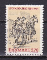 Denmark, 1984, Ludvig Holberg, 2.70kr, USED - Used Stamps