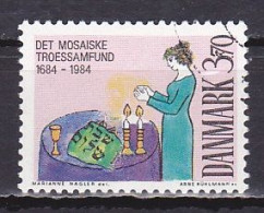 Denmark, 1984, Jewish Society 300th Anniv, 3.70kr, USED - Gebraucht
