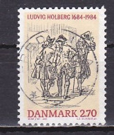 Denmark, 1984, Ludvig Holberg, 2.70kr, USED - Used Stamps