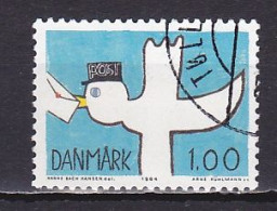 Denmark, 1984, Bird With Letter, 1.00kr, USED - Gebruikt