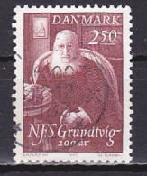 Denmark, 1983, Nicolai F. S. Grundtvig, 2.50kr, USED - Used Stamps