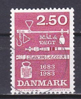 Denmark, 1983, Weights & Measures Ordinance 300th Anniv, 2.50mk, USED - Oblitérés