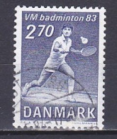 Denmark, 1983, World Badminton Championships, 2.70kr, USED - Used Stamps