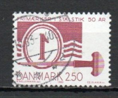 Denmark, 1983, Danish Recess-printed Stamps 50th Anniv, 2.50kr, USED - Gebruikt