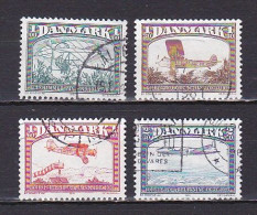 Denmark, 1981, Aviation History, Set, USED - Oblitérés