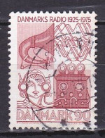 Denmark, 1975, Danish Broadcasting 50th Anniv, 90ø, USED - Oblitérés