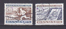 Denmark, 1974, World Orienteering Championships, Set, USED - Used Stamps