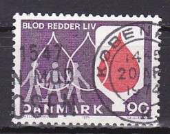 Denmark, 1974, Blood Donors Campaign, 90ø, USED - Usado