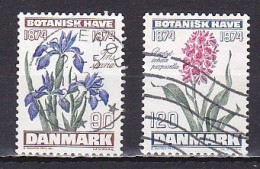 Denmark, 1974, Botanical Gardens Centenary, Set, USED - Gebruikt