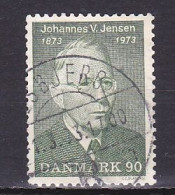 Denmark, 1973, Johannes V. Jensen, 90ø, USED - Usati