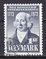 Denmark, 1973, Royal Veterinary Collage Bicentenary, 1kr, USED - Gebruikt