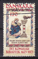 Denmark, 1973, Royal Library 300th Anniv, 120ø, USED - Oblitérés