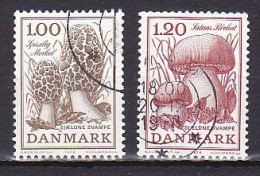 Denmark, 1978, Mushrooms, Set, USED - Oblitérés
