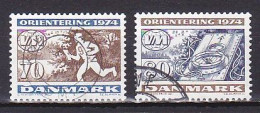 Denmark, 1974, World Orienteering Championships, Set, USED - Gebruikt