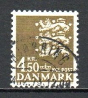 Denmark, 1972, Coat Of Arms, 4.50kr, USED - Usati
